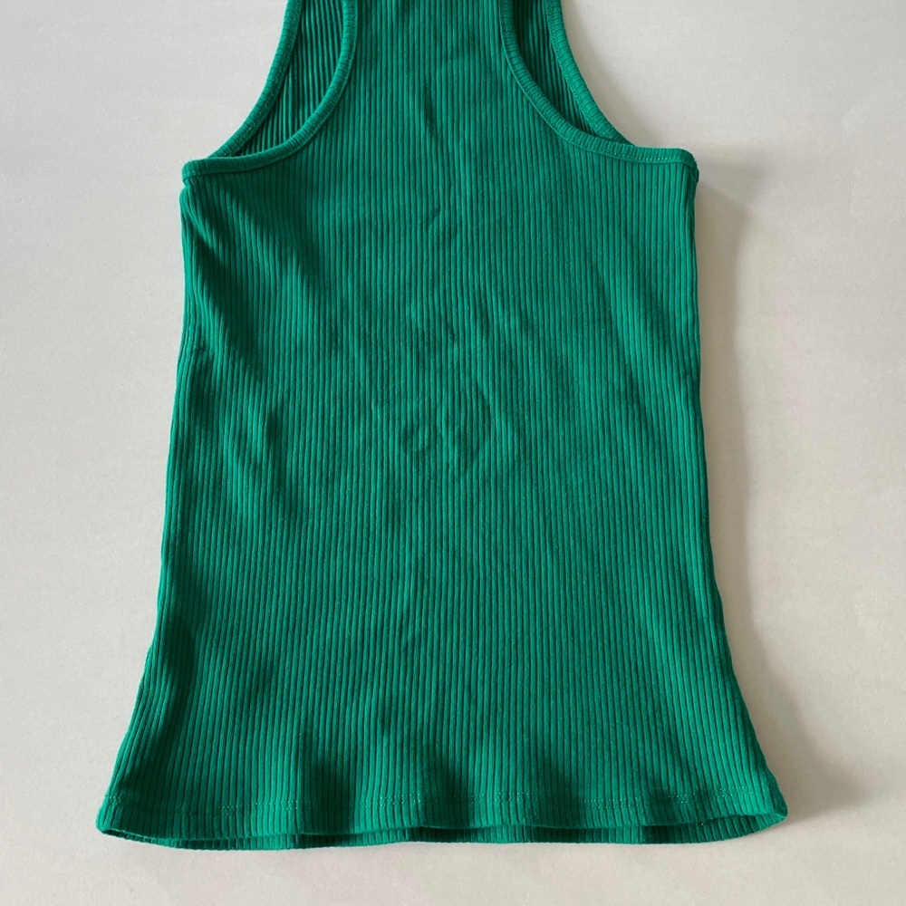 Ambience Ribbed Tank Top Green - Picture 8 of 12
